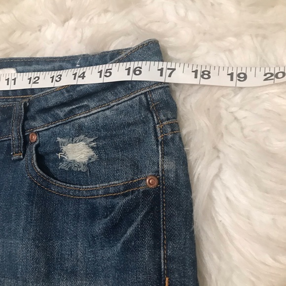 2 for $10 Blue distressed C Denim Shorts size 36 - Picture 7 of 8